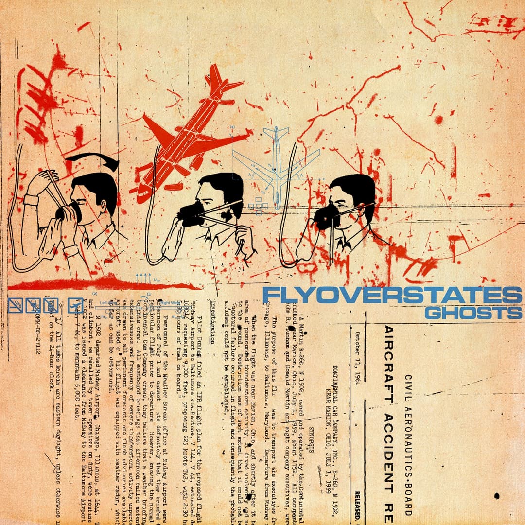 Ghosts by Fly Over States album cover art - Hardcore, Melodic Hardcore