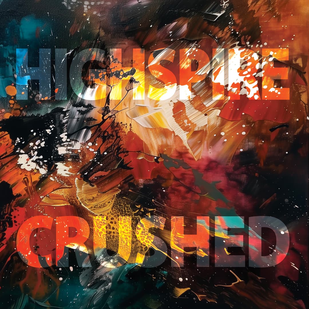 Crushed by Highspire album cover art - Dream Pop, Shoegaze