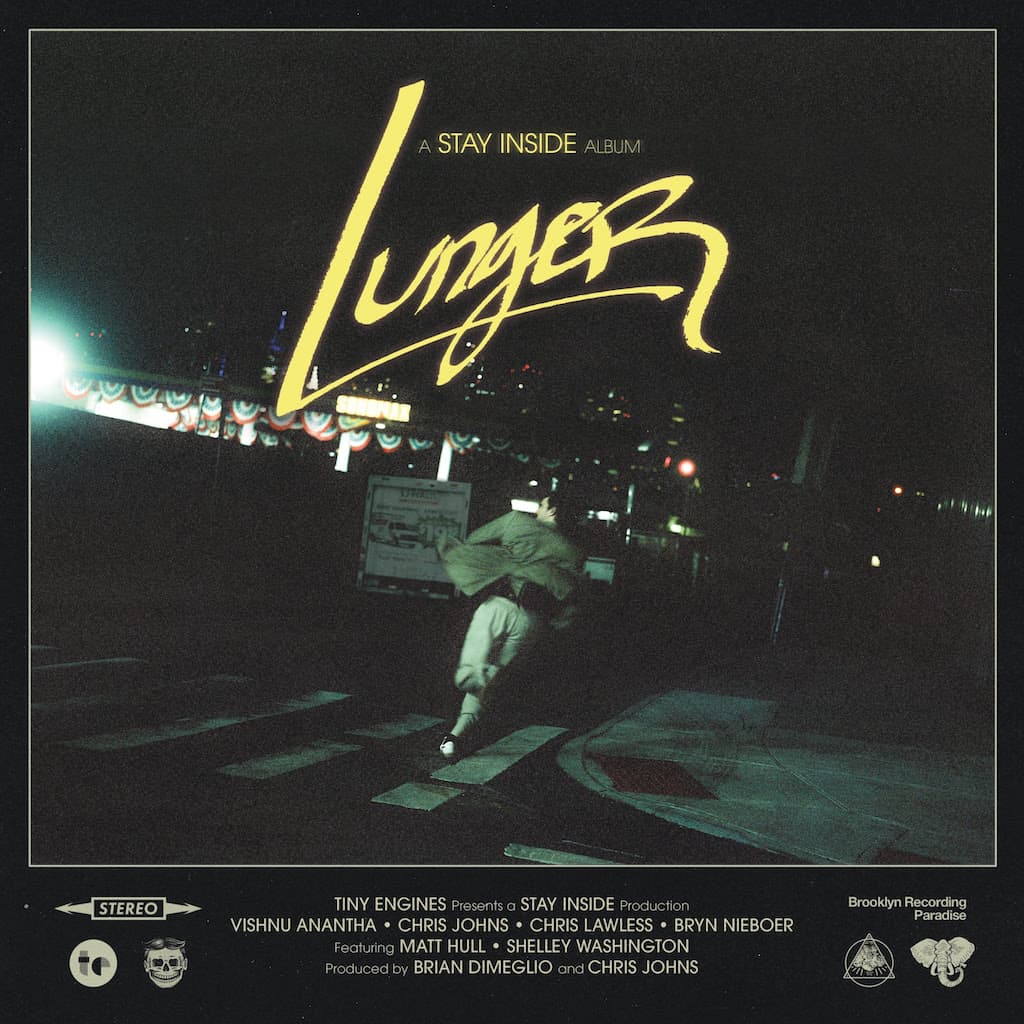 Lunger by Stay Inside album cover art - Indie Rock, Emo, Post Hardcore, Art Rock